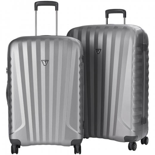 Чемодан Uno Zip Special M, серый в Перми