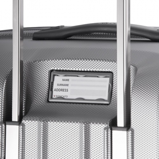 Чемодан Uno Zip Special M, серый в Перми